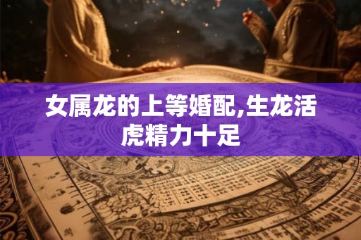 女属龙的上等婚配,生龙活虎精力十足