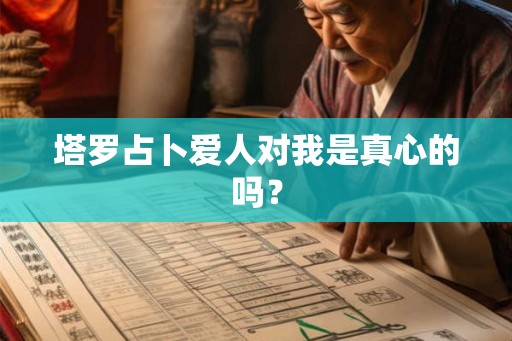 塔罗占卜爱人对我是真心的吗？