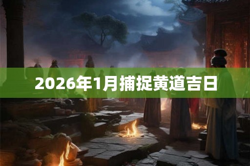 2026年1月捕捉黄道吉日