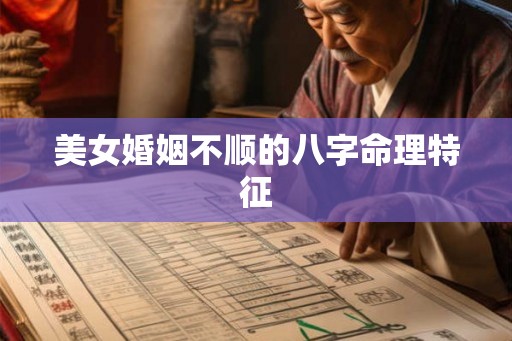 美女婚姻不顺的八字命理特征