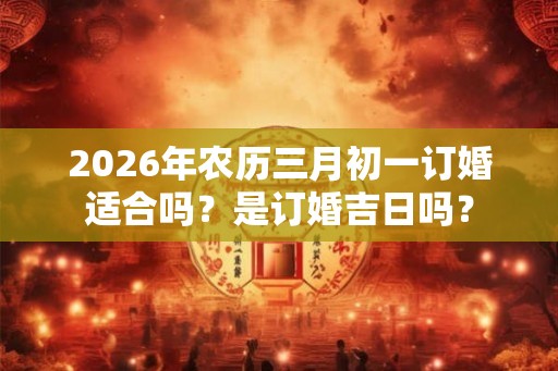 2026年农历三月初一订婚适合吗？是订婚吉日吗？