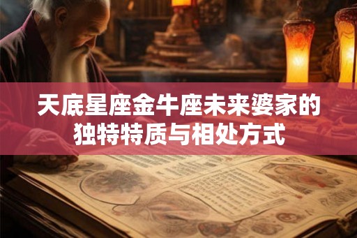 天底星座金牛座未来婆家的独特特质与相处方式 天底星座金牛座未来婆家的独特特质与相处方式
