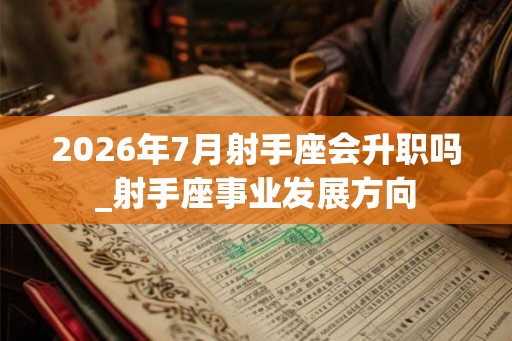 2026年7月射手座会升职吗_射手座事业发展方向 2026年7月射手座会升职吗_射手座事业发展方向