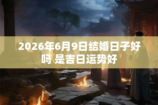 2026年6月9日结婚日子好吗 是吉日运势好
