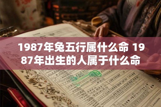 1987年兔五行属什么命 1987年出生的人属于什么命