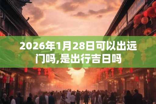 2026年1月28日可以出远门吗,是出行吉日吗