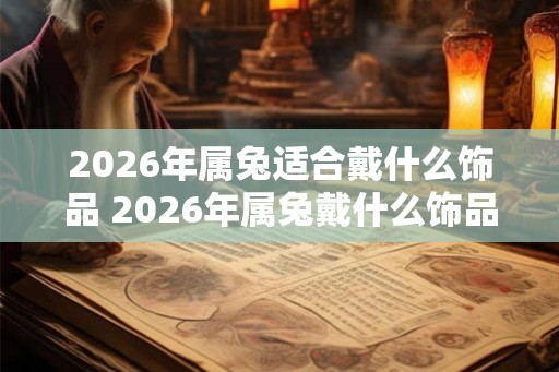 2026年属兔适合戴什么饰品 2026年属兔戴什么饰品 2026年属兔适合戴什么饰品 2026年属兔戴什么饰品