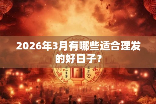 2026年3月有哪些适合理发的好日子？