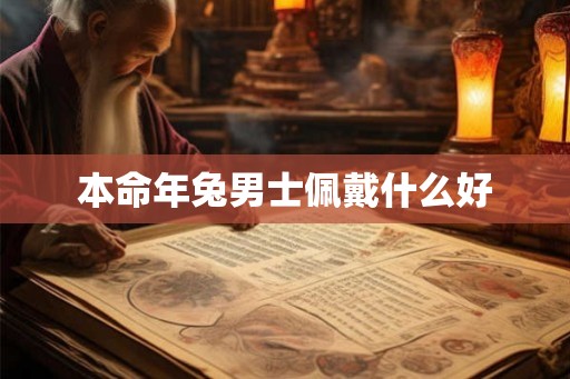 本命年兔男士佩戴什么好 本命年兔男士佩戴什么好