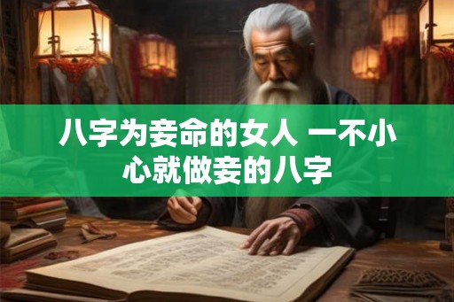 八字为妾命的女人 一不小心就做妾的八字