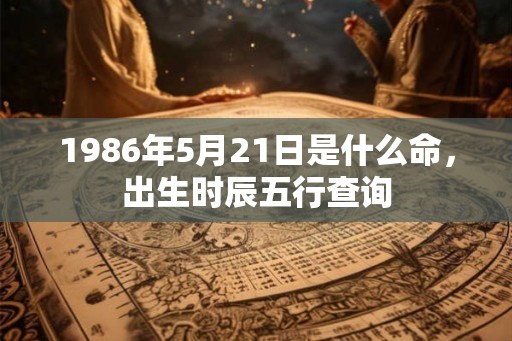 1986年5月21日是什么命,出生时辰五行查询 1986年5月21日是什么命,出生时辰五行查询
