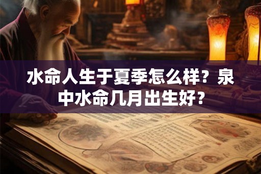 水命人生于夏季怎么样？泉中水命几月出生好？