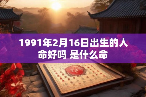 1991年2月16日出生的人命好吗 是什么命