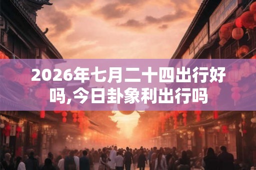 2026年七月二十四出行好吗,今日卦象利出行吗
