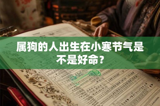 属狗的人出生在小寒节气是不是好命？