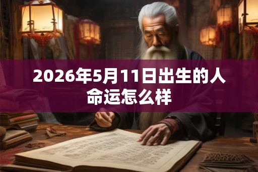 2026年5月11日出生的人命运怎么样
