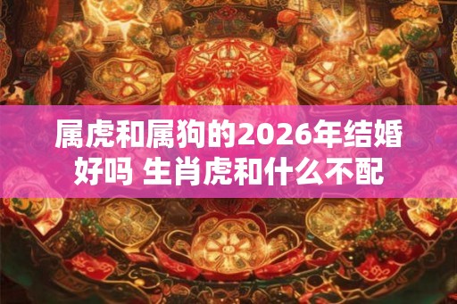 属虎和属狗的2026年结婚好吗 生肖虎和什么不配