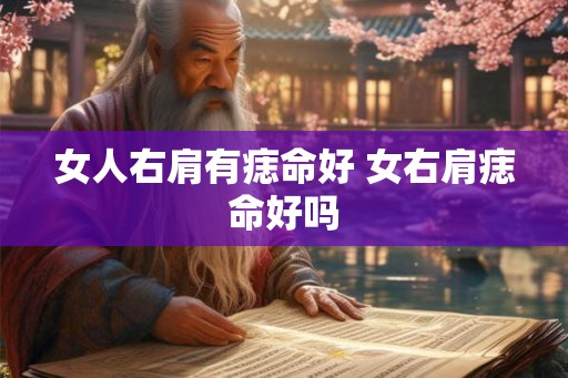 女人右肩有痣命好 女右肩痣命好吗 女人右肩有痣命好 女右肩痣命好吗