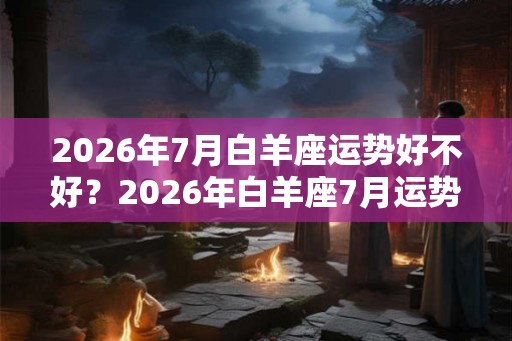 2026年7月白羊座运势好不好？2026年白羊座7月运势解析