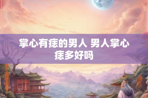 掌心有痣的男人 男人掌心痣多好吗