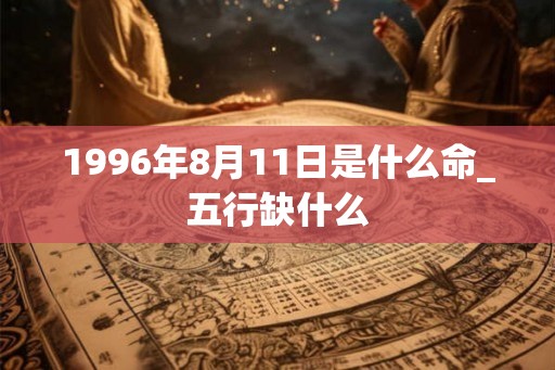 1996年8月11日是什么命_五行缺什么