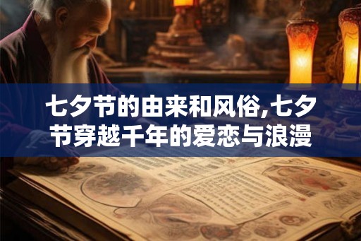 七夕节的由来和风俗,七夕节穿越千年的爱恋与浪漫