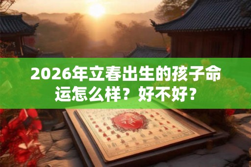 2026年立春出生的孩子命运怎么样？好不好？