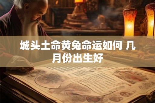 城头土命黄兔命运如何 几月份出生好