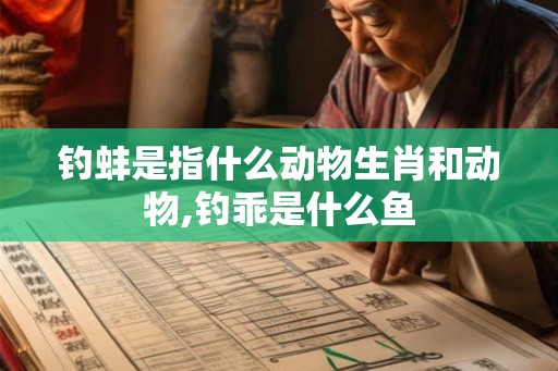 钓蚌是指什么动物生肖和动物,钓乖是什么鱼