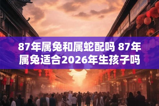 87年属兔和属蛇配吗 87年属兔适合2026年生孩子吗