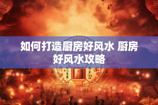 如何打造厨房好风水 厨房好风水攻略 如何打造厨房好风水 厨房好风水攻略