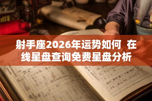 射手座2026年运势如何 在线星盘查询免费星盘分析 射手座2026年运势如何 在线星盘查询免费星盘分析