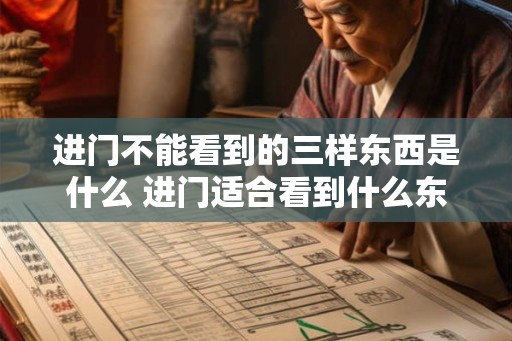 进门不能看到的三样东西是什么 进门适合看到什么东西 进门不能看到的三样东西是什么 进门适合看到什么东西