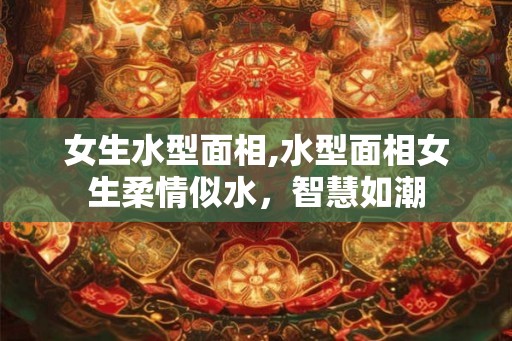 女生水型面相,水型面相女生柔情似水，智慧如潮