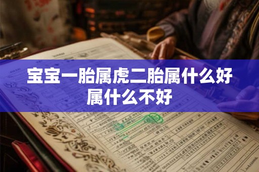 宝宝一胎属虎二胎属什么好属什么不好