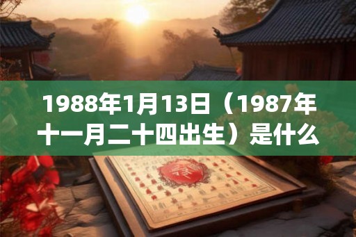 1988年1月13日（1987年十一月二十四出生）是什么命_命运如何