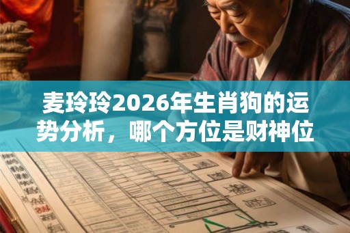 麦玲玲2026年生肖狗的运势分析，哪个方位是财神位？