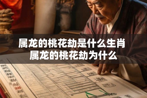 属龙的桃花劫是什么生肖 属龙的桃花劫为什么 属龙的桃花劫是什么生肖 属龙的桃花劫为什么
