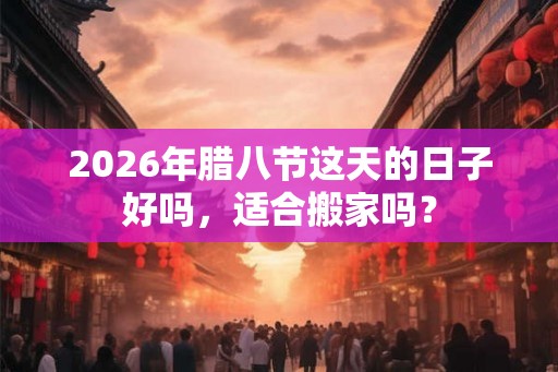 2026年腊八节这天的日子好吗，适合搬家吗？