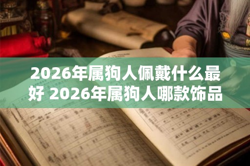 2026年属狗人佩戴什么最好 2026年属狗人哪款饰品最佳