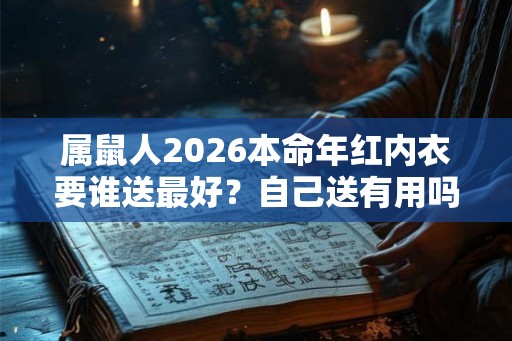 属鼠人2026本命年红内衣要谁送最好？自己送有用吗？