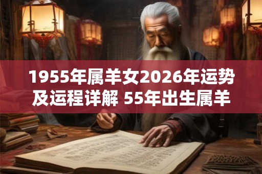1955年属羊女2026年运势及运程详解 55年出生属羊人2026全年每月运势女性