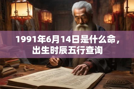 1991年6月14日是什么命，出生时辰五行查询