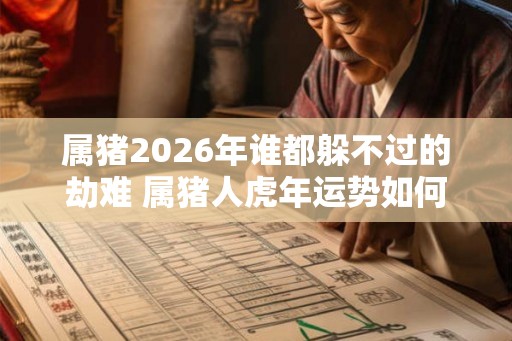 属猪2026年谁都躲不过的劫难 属猪人虎年运势如何