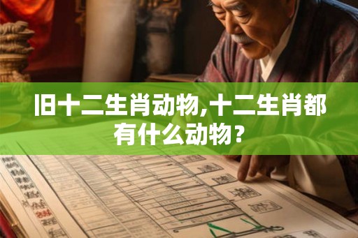 旧十二生肖动物,十二生肖都有什么动物？