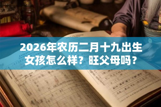 2026年农历二月十九出生女孩怎么样？旺父母吗？