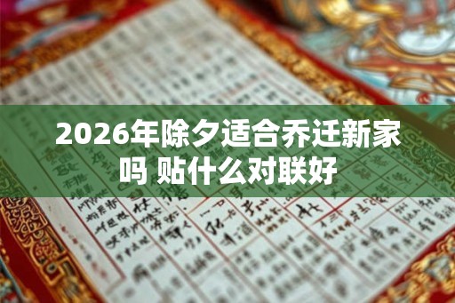 2026年除夕适合乔迁新家吗 贴什么对联好