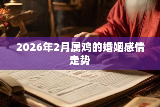 2026年2月属鸡的婚姻感情走势