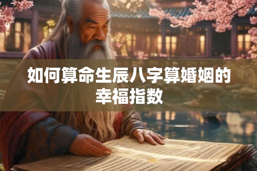 如何算命生辰八字算婚姻的幸福指数