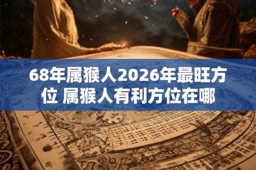 68年属猴人2026年最旺方位 属猴人有利方位在哪